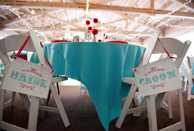turquoise and red wedding colors SunandGlory